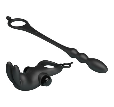 Korek plug analny pierścień wibrujący na penisa Korek plug analny pierścień wibrujący na penisa