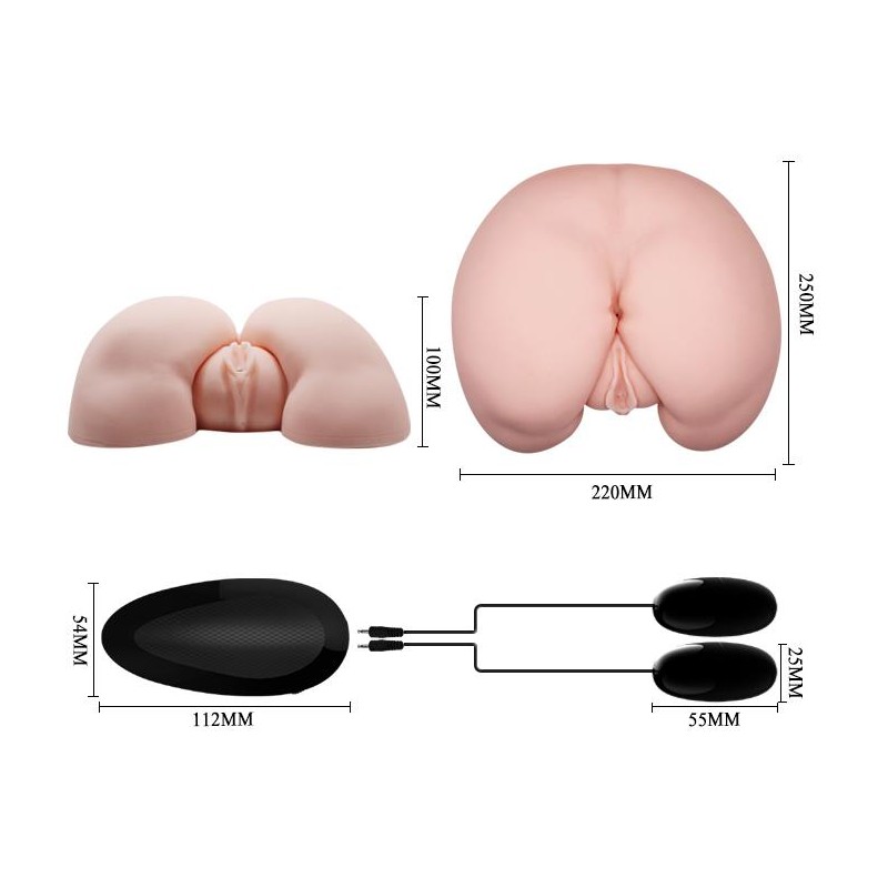 Sztuczna cipka dupka podwójny masturbator wibracje Sztuczna cipka dupka podwójny masturbator wibracje