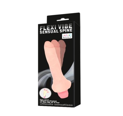 Zginany wibrator penis realistyczny naturalny 19cm Zginany wibrator penis realistyczny naturalny 19cm