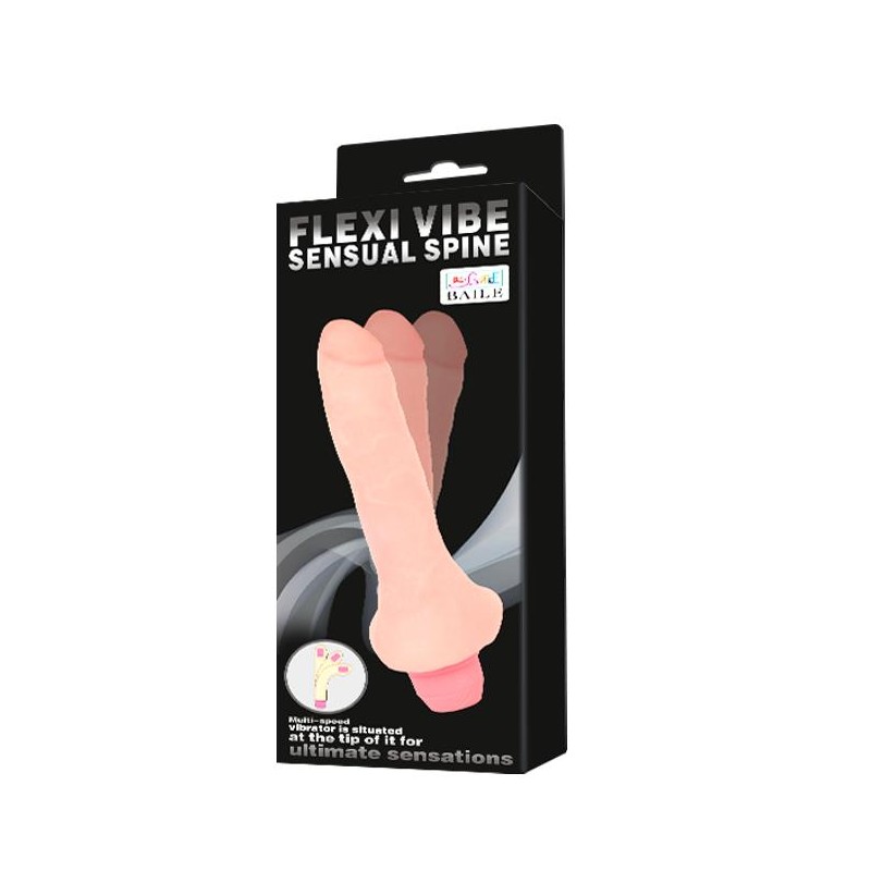 Zginany wibrator penis realistyczny naturalny 19cm Zginany wibrator penis realistyczny naturalny 19cm