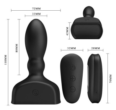 Duży korek analny pompowany powiększany usb 11cm Duży korek analny pompowany powiększany usb 11cm