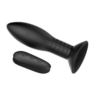 Korek analny z rotacją wibracją plotem 13cm 4tryby
