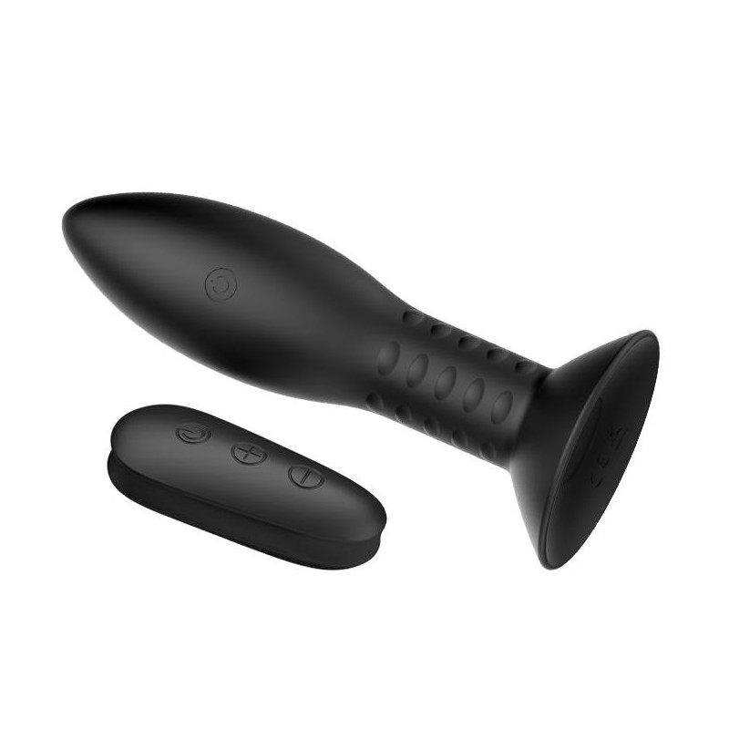 Korek analny z rotacją wibracją plotem 13cm 4tryby Korek analny z rotacją wibracją plotem 13cm 4tryby