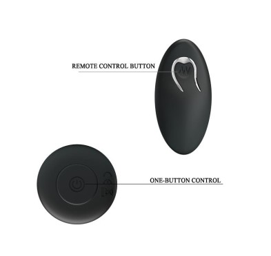 Mini penis korek analny wibrujący na pilota 12cm Mini penis korek analny wibrujący na pilota 12cm