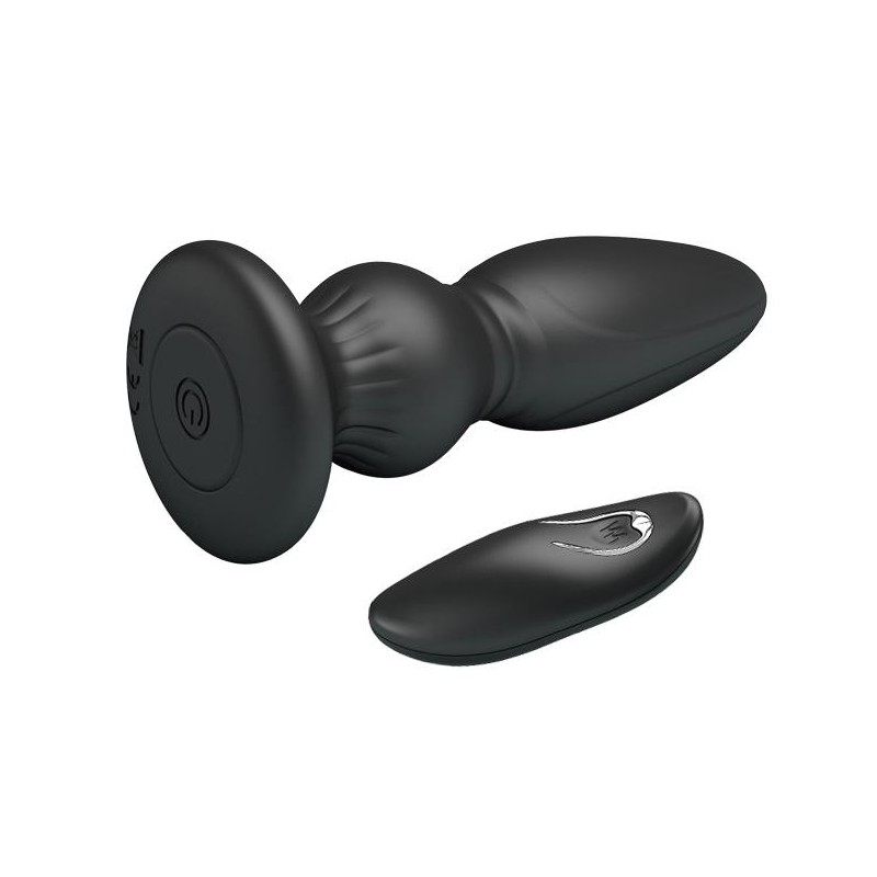 Mocny wibrujący ładowany korek analny 12cm 12tryb Mocny wibrujący ładowany korek analny 12cm 12tryb