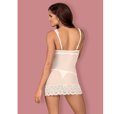 Biała sex koszulka komplet stringi obsessive l/xl Biała sex koszulka komplet stringi obsessive l/xl
