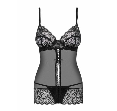 Koszulka stringi komplet babydoll obsessive l/xl Koszulka stringi komplet babydoll obsessive l/xl