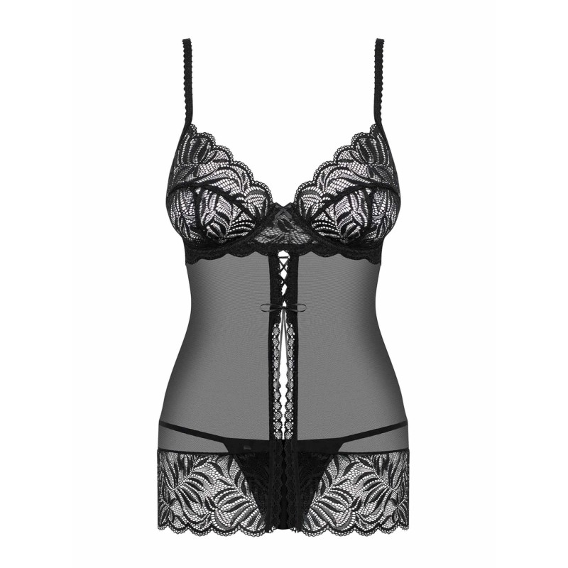 Koszulka stringi komplet babydoll obsessive l/xl Koszulka stringi komplet babydoll obsessive l/xl