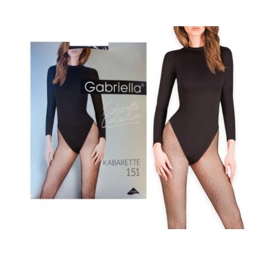 Bielizna-Kabarette/Rajstopy 151 CZARNE S/M