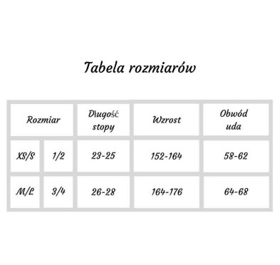 Bielizna- Kabarette/Rajstopy 153 CZARNE S/M
