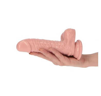 Realistyczne cieliste żylaste dildo z przyssawką Realistyczne cieliste żylaste dildo z przyssawką