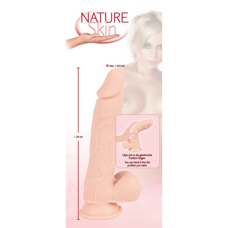 Dildo wyginane realistyczny penis członek sex 24cm Dildo wyginane realistyczny penis członek sex 24cm