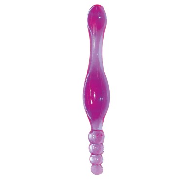Sonda dwustronna waginalna analna dildo kulki 20cm Sonda dwustronna waginalna analna dildo kulki 20cm