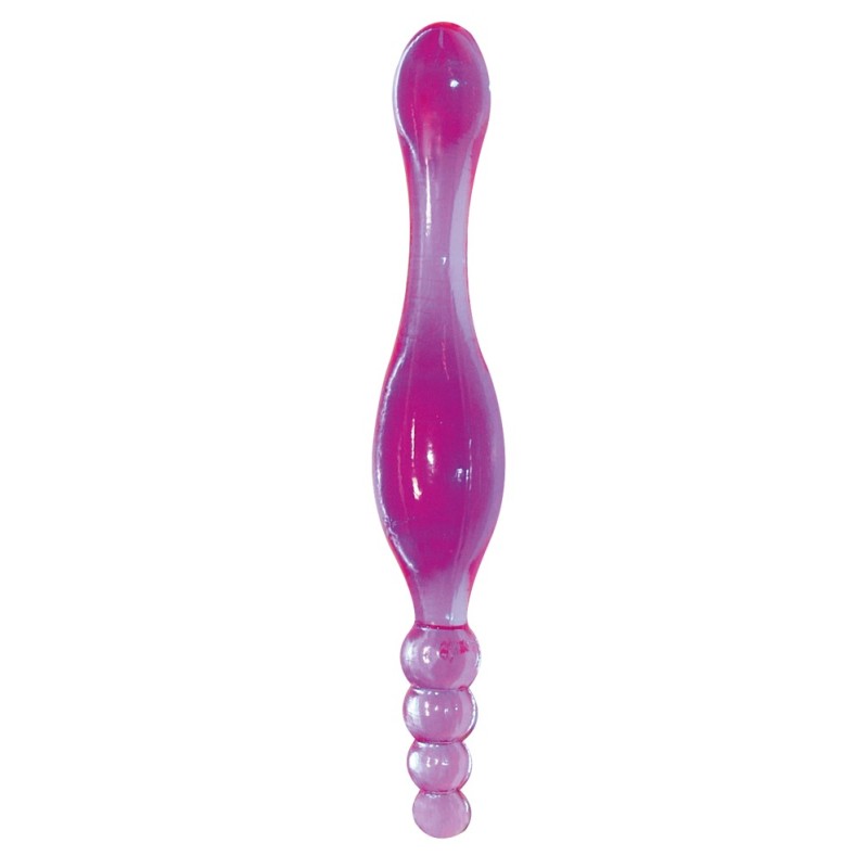 Sonda dwustronna waginalna analna dildo kulki 20cm Sonda dwustronna waginalna analna dildo kulki 20cm