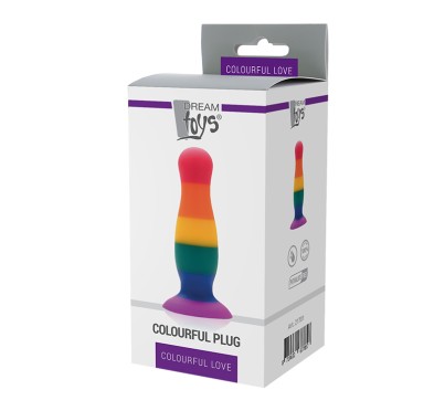 Kolorowy korek analny silikonowy zatyczka 14,5 cm Kolorowy korek analny silikonowy zatyczka 14,5 cm