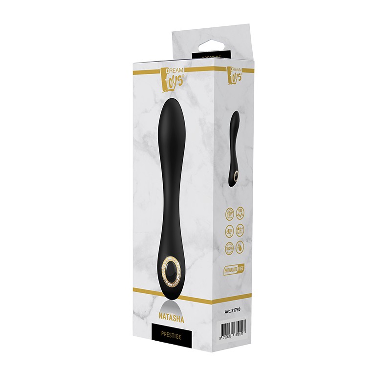 Smukły zgrabny klasyczny wibrator 20cm 7trybów usb Smukły zgrabny klasyczny wibrator 20cm 7trybów usb