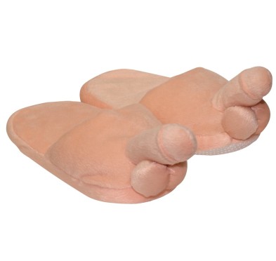 Kapcie miękkie pluszowe z penisem prezent 38-40 Kapcie miękkie pluszowe z penisem prezent 38-40