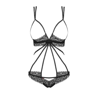 Erotyczne body otwarty biustonosz obsessive l/xl Erotyczne body otwarty biustonosz obsessive l/xl