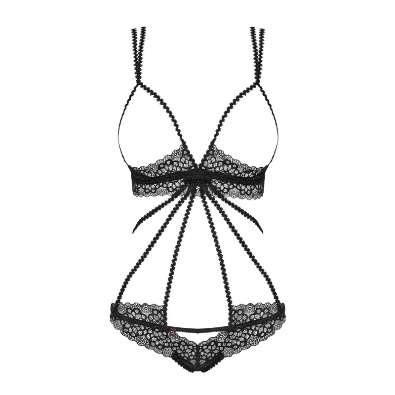 Erotyczne body otwarty biustonosz obsessive l/xl Erotyczne body otwarty biustonosz obsessive l/xl