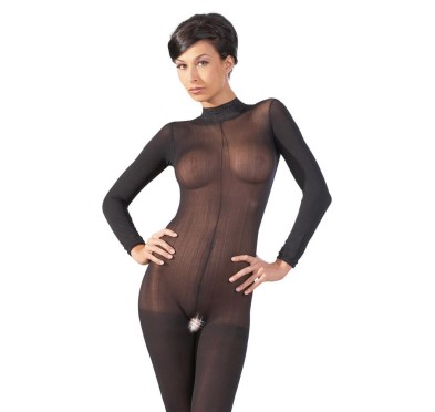 Catsuit bodystocking siateczka otwarty krok m/l Catsuit bodystocking siateczka otwarty krok m/l