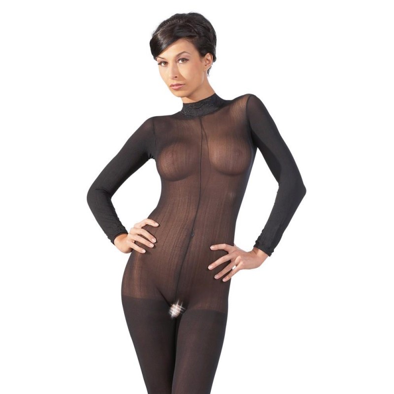 Catsuit bodystocking siateczka otwarty krok m/l Catsuit bodystocking siateczka otwarty krok m/l