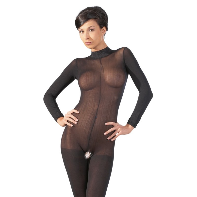 Catsuit bodystocking siateczka otwarty krok m/l Catsuit bodystocking siateczka otwarty krok m/l