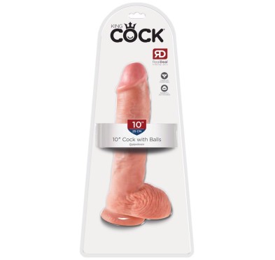 Realistyczny penis z żyłami i przyssawką 26.7 cm