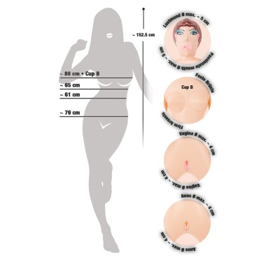 Lalka dmuchana erotyczna 3 otwory sex dziurki Lalka dmuchana erotyczna 3 otwory sex dziurki