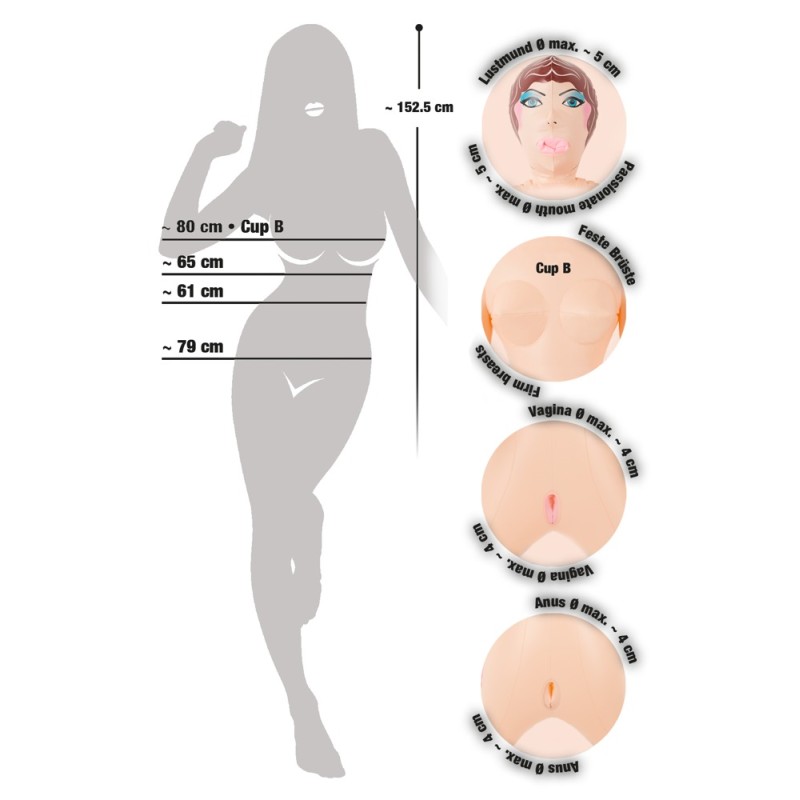 Lalka dmuchana erotyczna 3 otwory sex dziurki Lalka dmuchana erotyczna 3 otwory sex dziurki