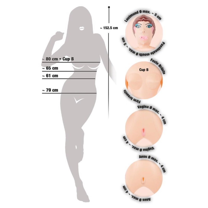 Lalka dmuchana erotyczna 3 otwory sex dziurki Lalka dmuchana erotyczna 3 otwory sex dziurki