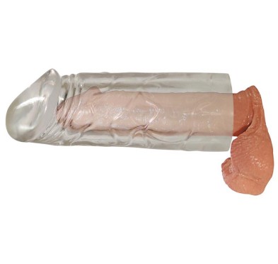 Nakładka przedłużająca na penisa naturalna +5cm