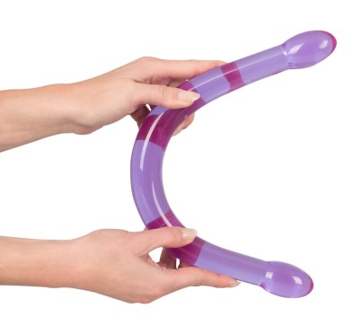 Silikonowe długie podwójne giętkie dildo 44 cm Silikonowe długie podwójne giętkie dildo 44 cm