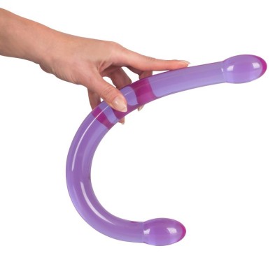 Silikonowe długie podwójne giętkie dildo 44 cm Silikonowe długie podwójne giętkie dildo 44 cm