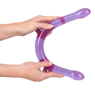 Silikonowe długie podwójne giętkie dildo 44 cm Silikonowe długie podwójne giętkie dildo 44 cm