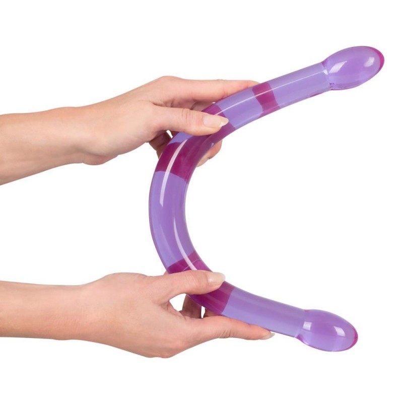 Silikonowe długie podwójne giętkie dildo 44 cm Silikonowe długie podwójne giętkie dildo 44 cm
