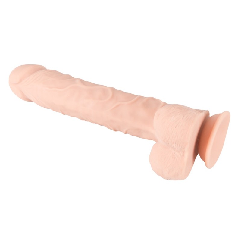 Realistyczne wyżyłowane dildo przyssawka 29,5 cm