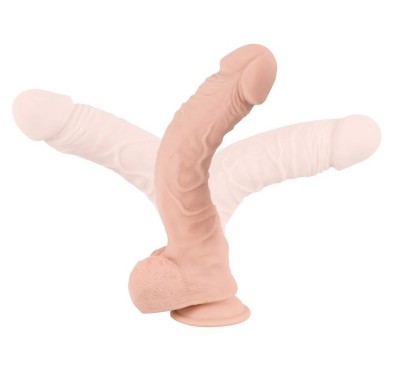 Realistyczne wyżyłowane dildo przyssawka 29,5 cm