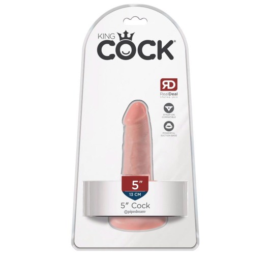 Realistyczny żylasty penis dildo z przyssawką 14cm