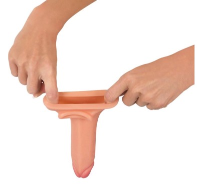 Realistyczna naturalna przedłużka penisa plus 5cm