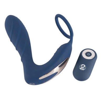 Wibrujące dildo analne ze stymulacja łechtaczki Wibrujące dildo analne ze stymulacja łechtaczki