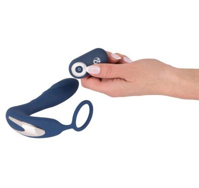 Wibrujące dildo analne ze stymulacja łechtaczki Wibrujące dildo analne ze stymulacja łechtaczki