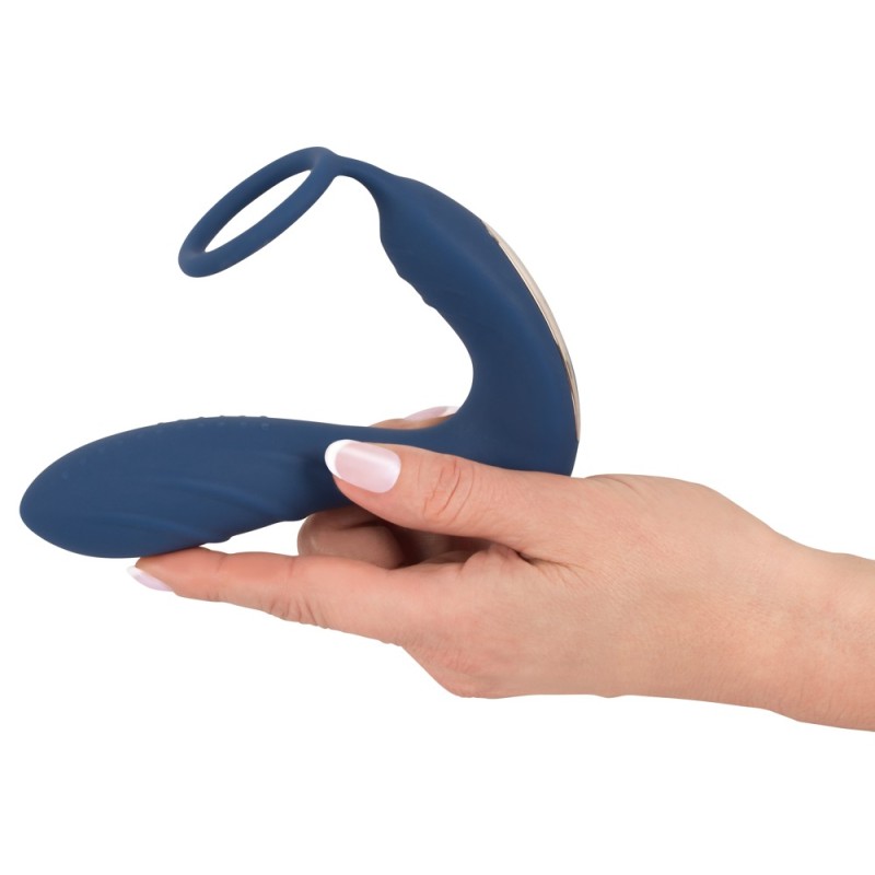 Wibrujące dildo analne ze stymulacja łechtaczki Wibrujące dildo analne ze stymulacja łechtaczki