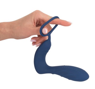 Wibrujące dildo analne ze stymulacja łechtaczki Wibrujące dildo analne ze stymulacja łechtaczki