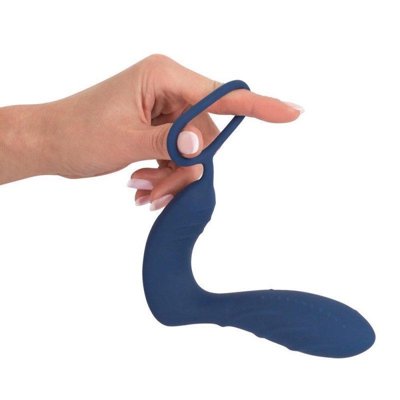Wibrujące dildo analne ze stymulacja łechtaczki Wibrujące dildo analne ze stymulacja łechtaczki