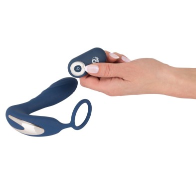 Wibrujące dildo analne ze stymulacja łechtaczki Wibrujące dildo analne ze stymulacja łechtaczki