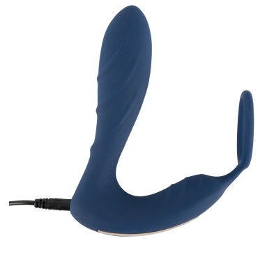 Wibrujące dildo analne ze stymulacja łechtaczki Wibrujące dildo analne ze stymulacja łechtaczki