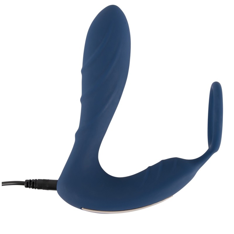 Wibrujące dildo analne ze stymulacja łechtaczki Wibrujące dildo analne ze stymulacja łechtaczki