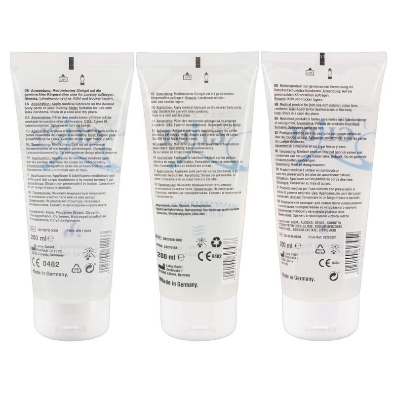 Zestaw lubrykant analny wodny truskawkowy 3x200ml Zestaw lubrykant analny wodny truskawkowy 3x200ml