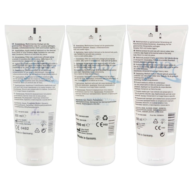 Zestaw lubrykant analny wodny truskawkowy 3x200ml Zestaw lubrykant analny wodny truskawkowy 3x200ml