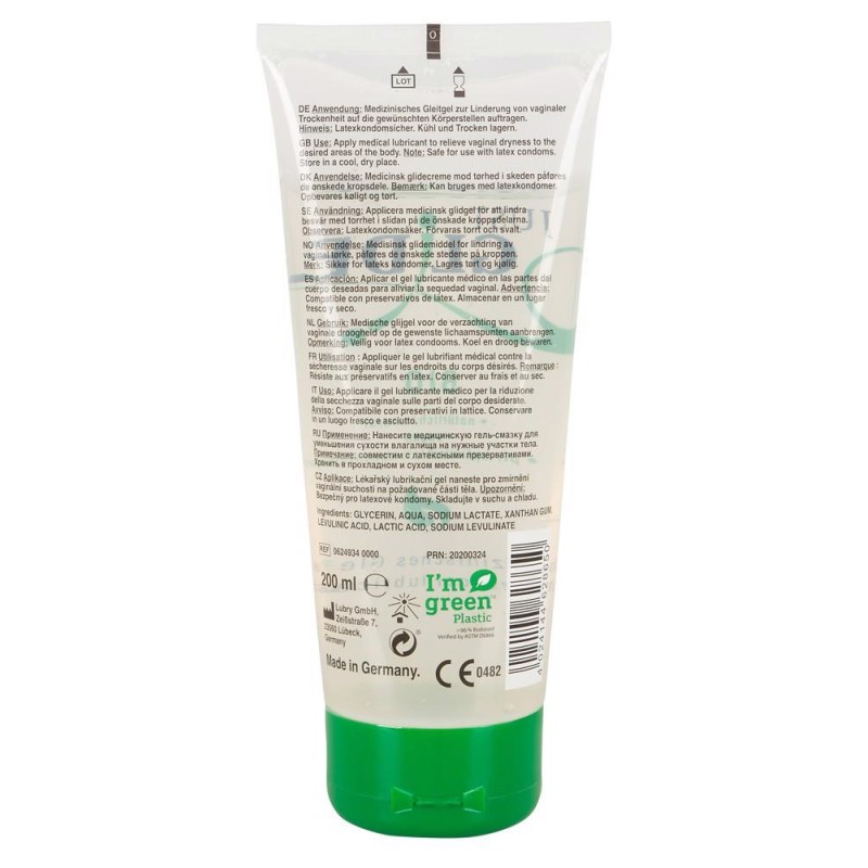 Lubrykant wegański wodny środek nawilżający 200ml Lubrykant wegański wodny środek nawilżający 200ml